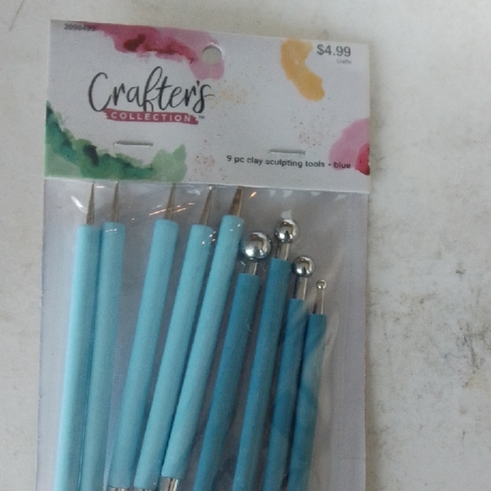 Crafter's Collection Blue Clay Sculpting Tools